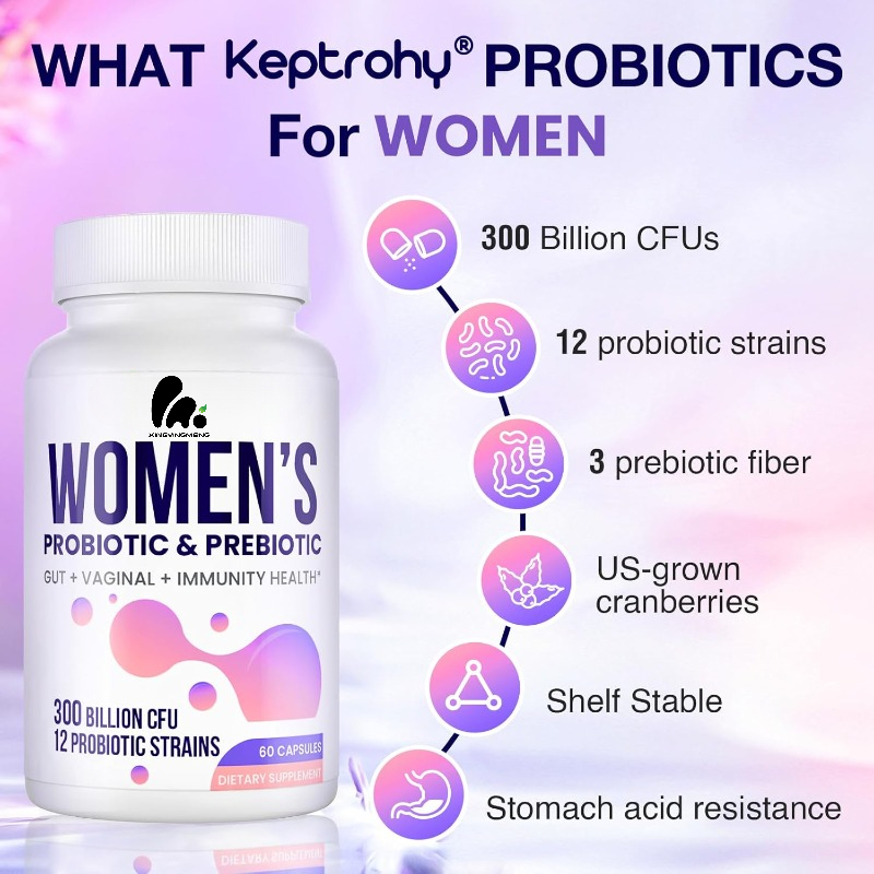 Probiotic 60 Billion - Kadın vajinal probiyotikleri -300 milyar CFU