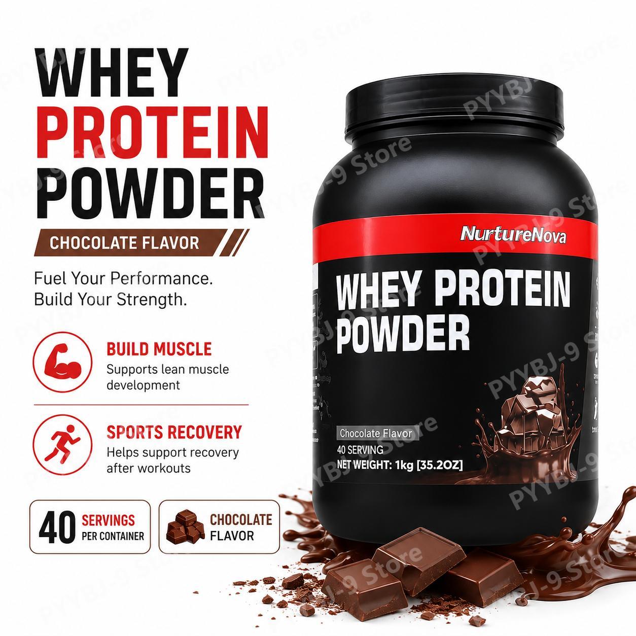 Nutrition For Fitness Training - NurtureNova Whey Protein Tozu Çikolata Aromalı