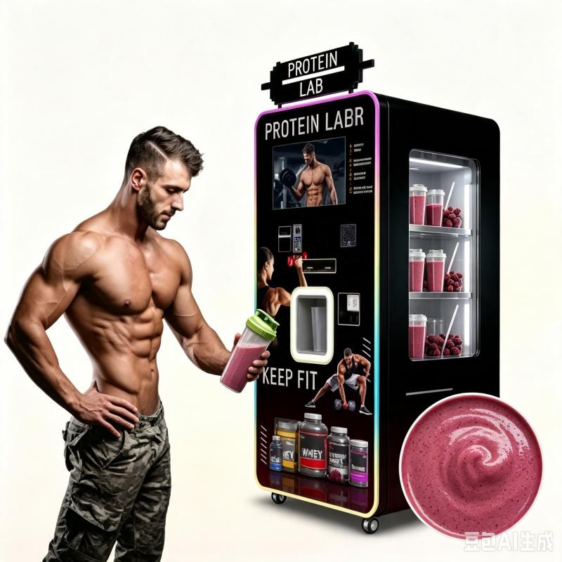 Protein Shake Otomatı Özelleşt - Nutrition Fitness Center incelemesi ve fiyatı